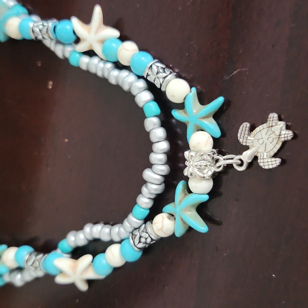 Anklet- Beach Turtle